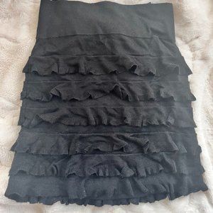 NWT Ted Baker London Black Ruffle Skirt Size 0